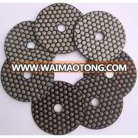 Diamond sharpening electroplated sanding disc for power machine