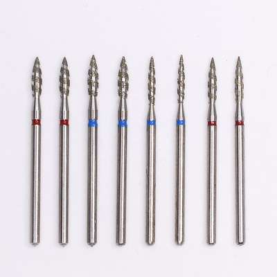 Manicure Spiral Diamond Bur Cuticle Russian Nail Drill Bit