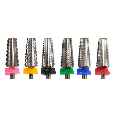 Carbide Bit  5 in 1 Hot Product for Manicure Optional Grit with Various Coatings