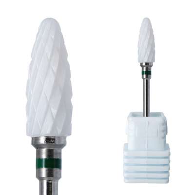 2020 New Arrival Manicure Tools Rotary Bullet Shape Ceramic  Nail Drill Bits