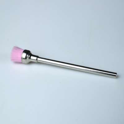 Nails Cuticle Cleaning Nail Drill Bit White Mini Nylon Dental Brush pink