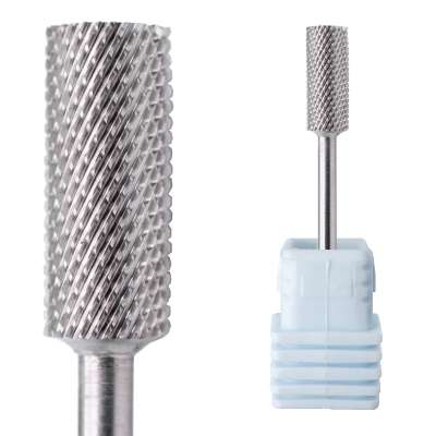 Nail Buffer Fine Small Barrel Titanium Carbide Nail Drill Bit